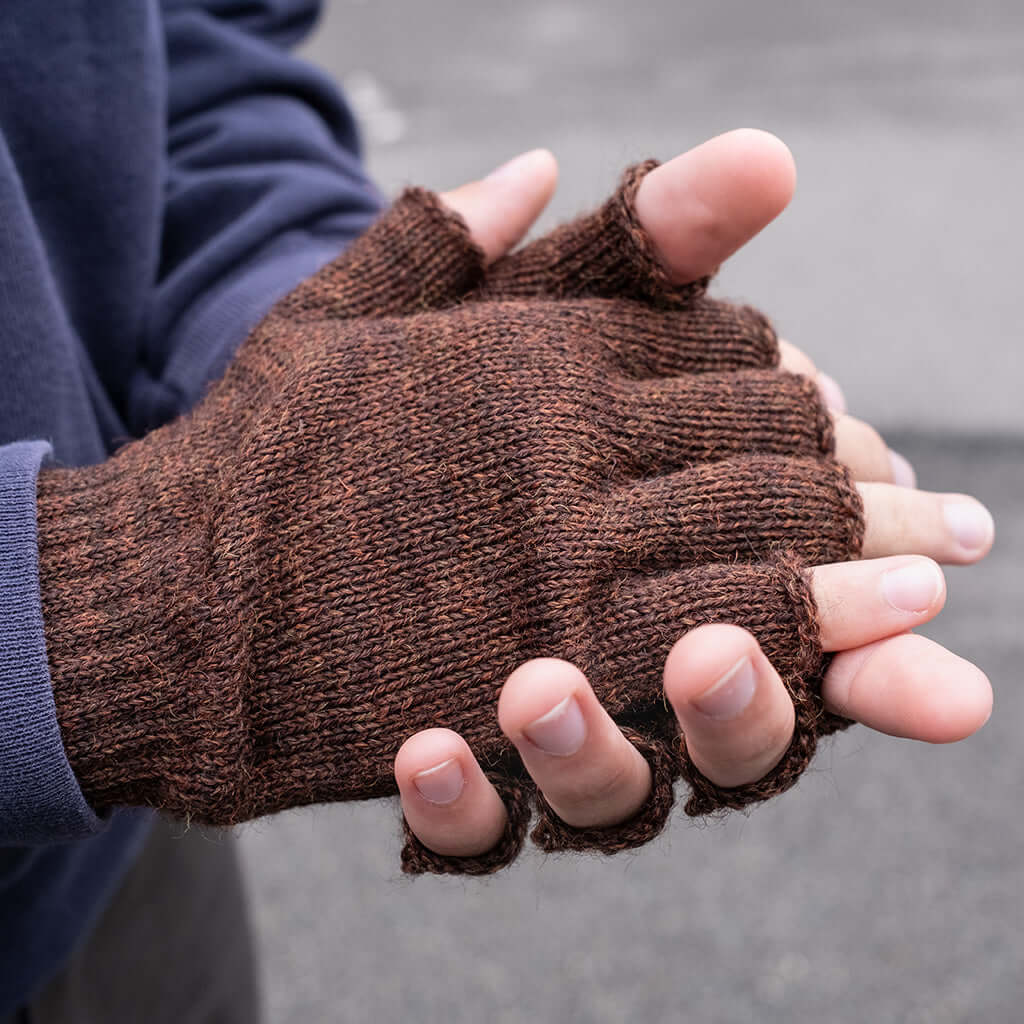 Wool Fingerless mitts