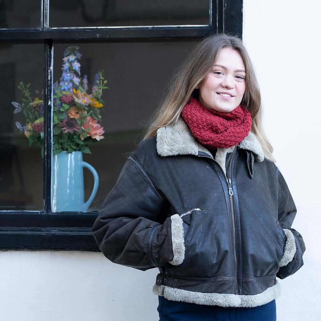 Scarf, wool scarf, ladies snood