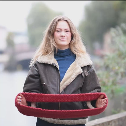 How to wear our Snood, wool scarf, ladies snood