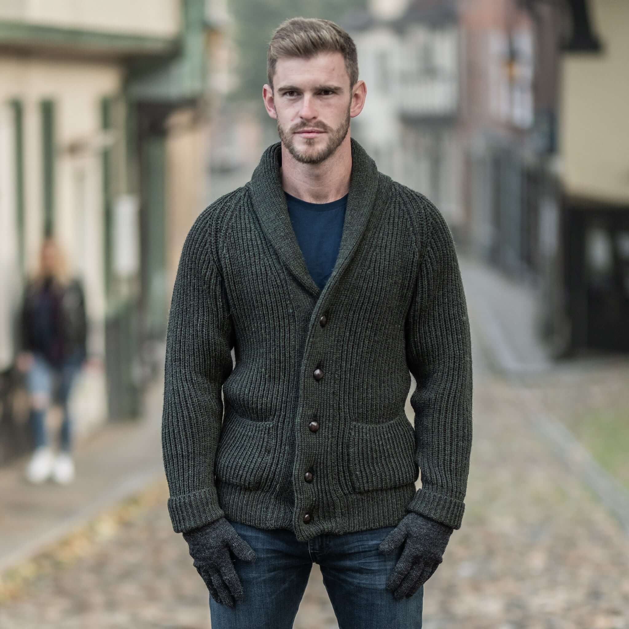 Black Sheep pure wool shawl collar cardigan – Black Sheep Knitwear